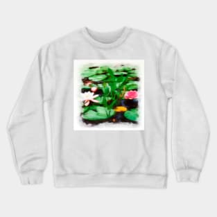 Waterlilies Crewneck Sweatshirt